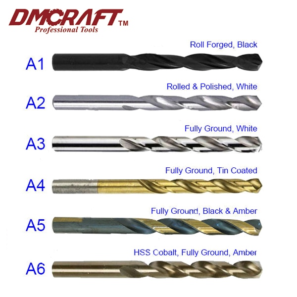 Chinesischer Hersteller 25-teiliger 1TO 13 mm DIN 338 HSS-Kobalt-Spiralbohrersatz